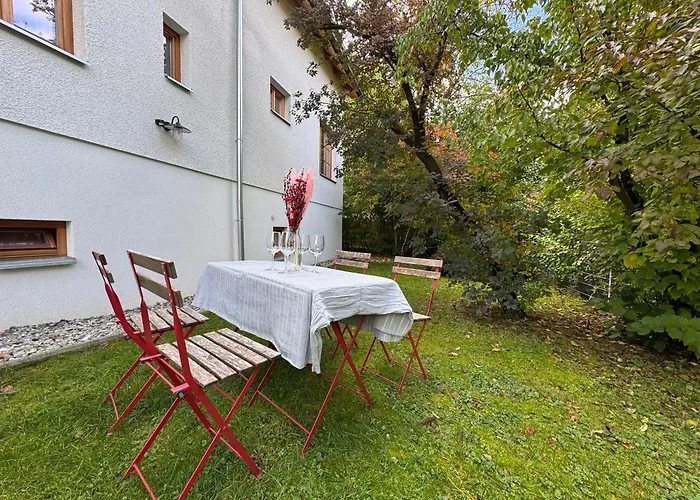 Zentral - Gartenblick - Netflix - Waschmaschine Apartament *